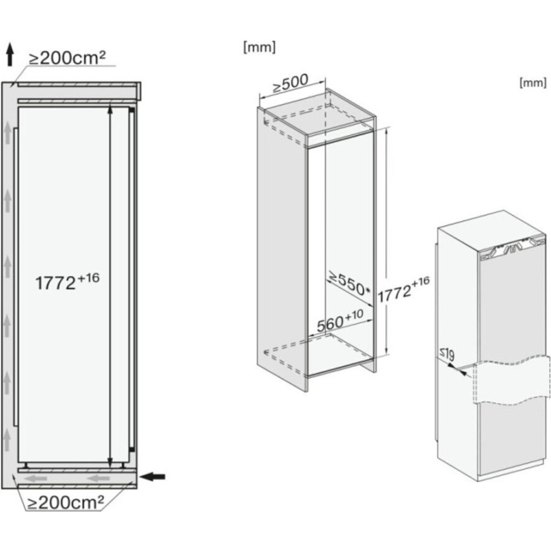 Congélateur armoire Miele FNS 7710 E Blanc