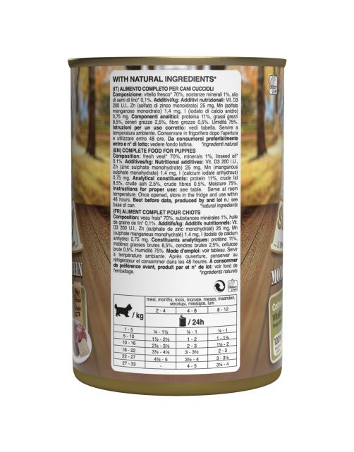 Stuzzy Blik Puppy - Hondenvoer - Kalfsvlees 400 g
