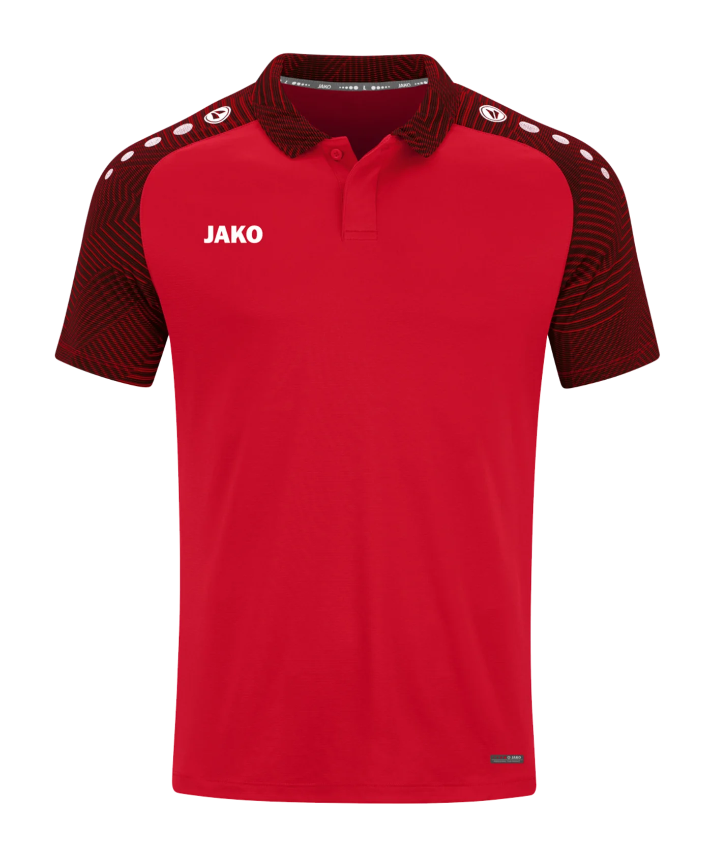 JAKO Performance Poloshirt Rot Schwarz F101