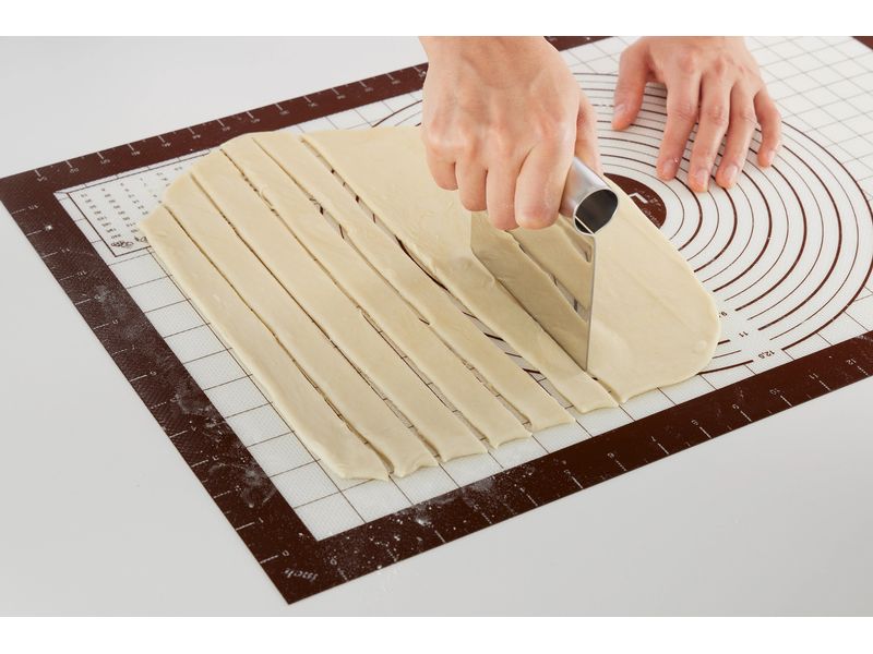 Lékué Backmatte mit Massangaben, Silikon, 60 x 40 cm Antihaft-Backmatte
