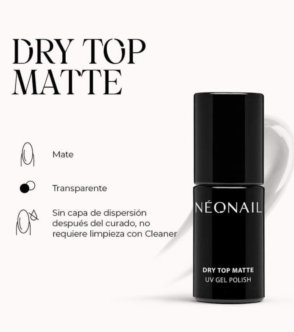 NeoNail - Base semipermanente - Dry Top Matte