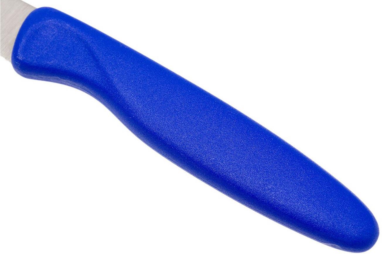 Robert Herder straight classic schilmes roestvaststaal, blauw, 8,5 cm