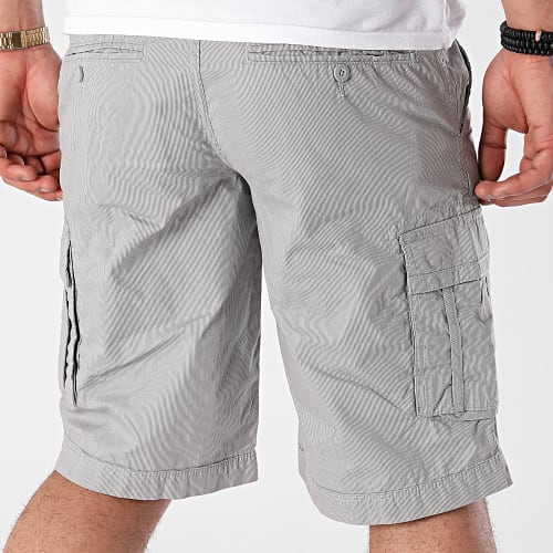 Short Cargo A Rayures Sytro 3 Gris