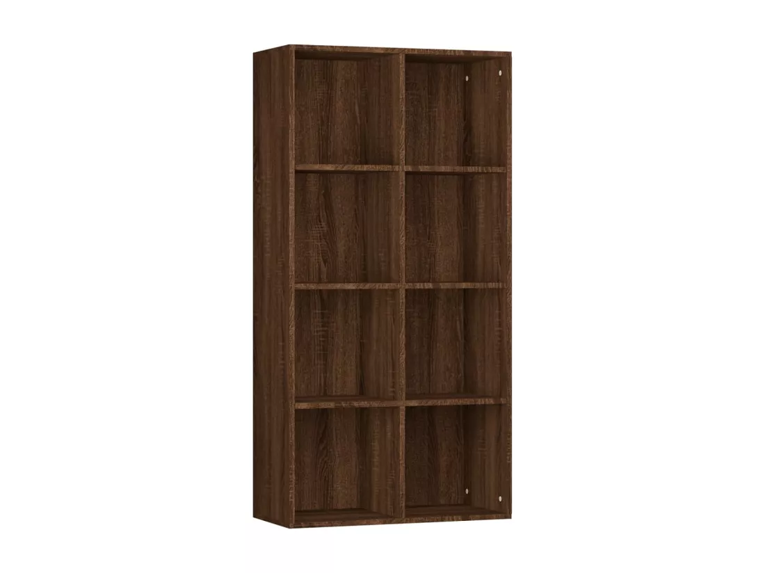 Bibliothèque/Buffet Chêne marron 66x30x130 cm Bois d'ingénierie