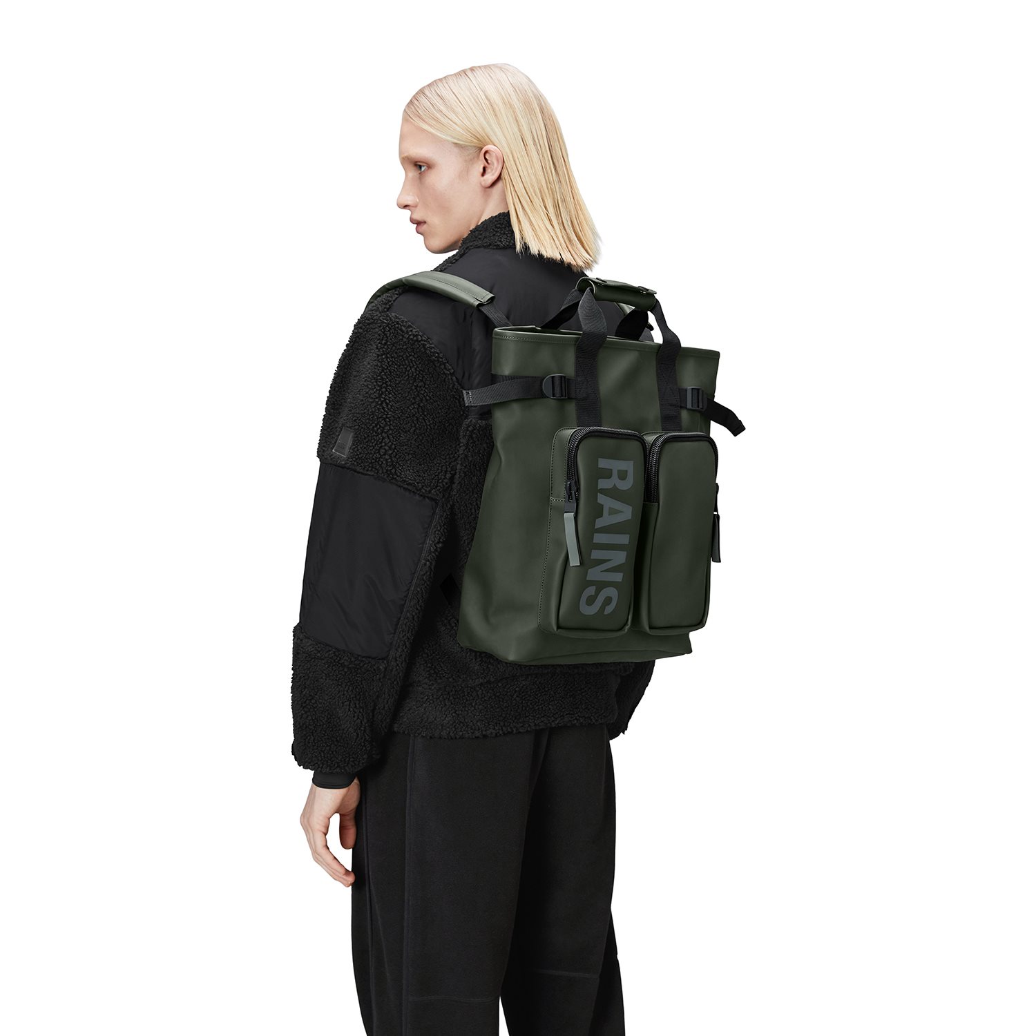 Rains Texel Tote Backpack W3 green