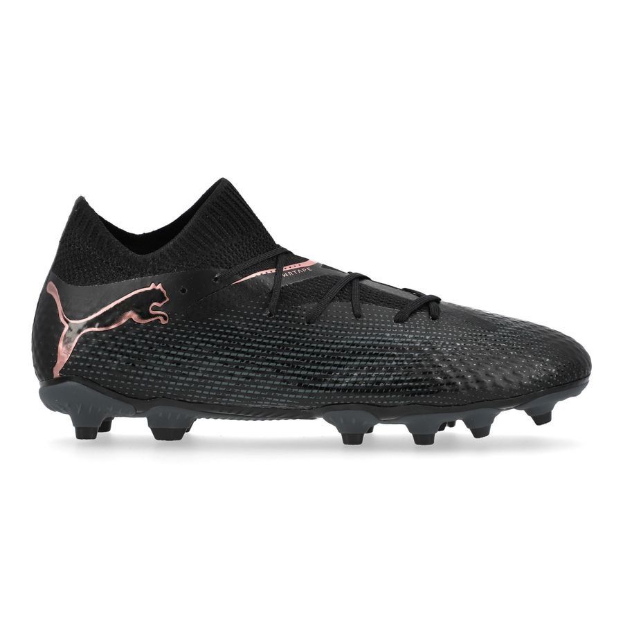 PUMA Future 7 Pro FG/AG Eclipse - Noir/Blanc Enfant