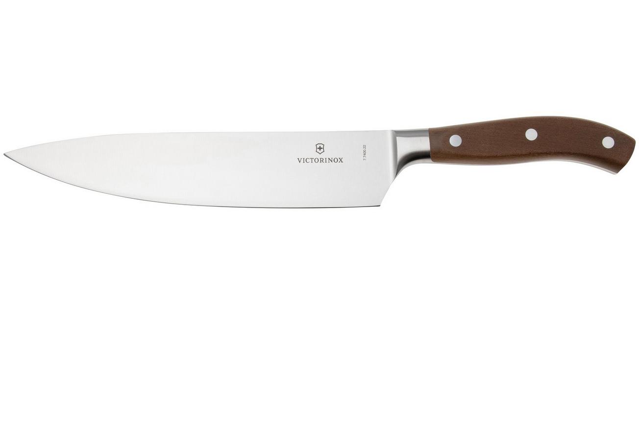 Victorinox Grand Maître Chef's Knife 7.7400.22G, esdoornhout, koksmes, 22 cm