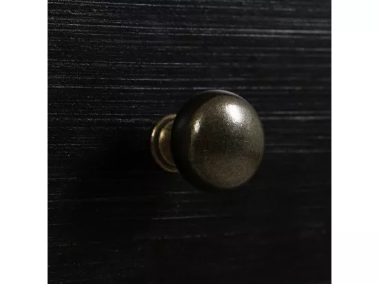 Colonne de salle de bain Bois-MDF Noir - Manoir Interior's