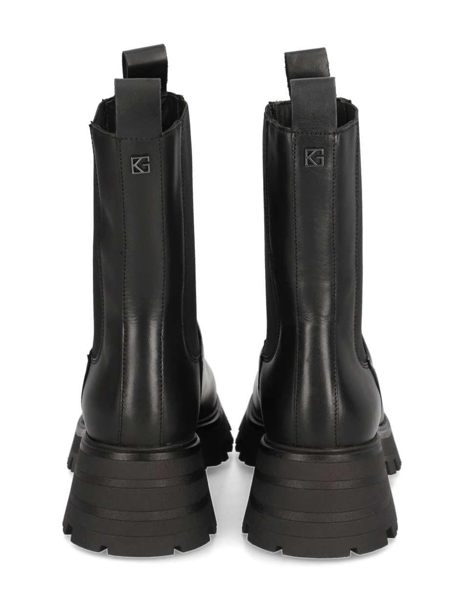 Glattleder Chelsea Boot