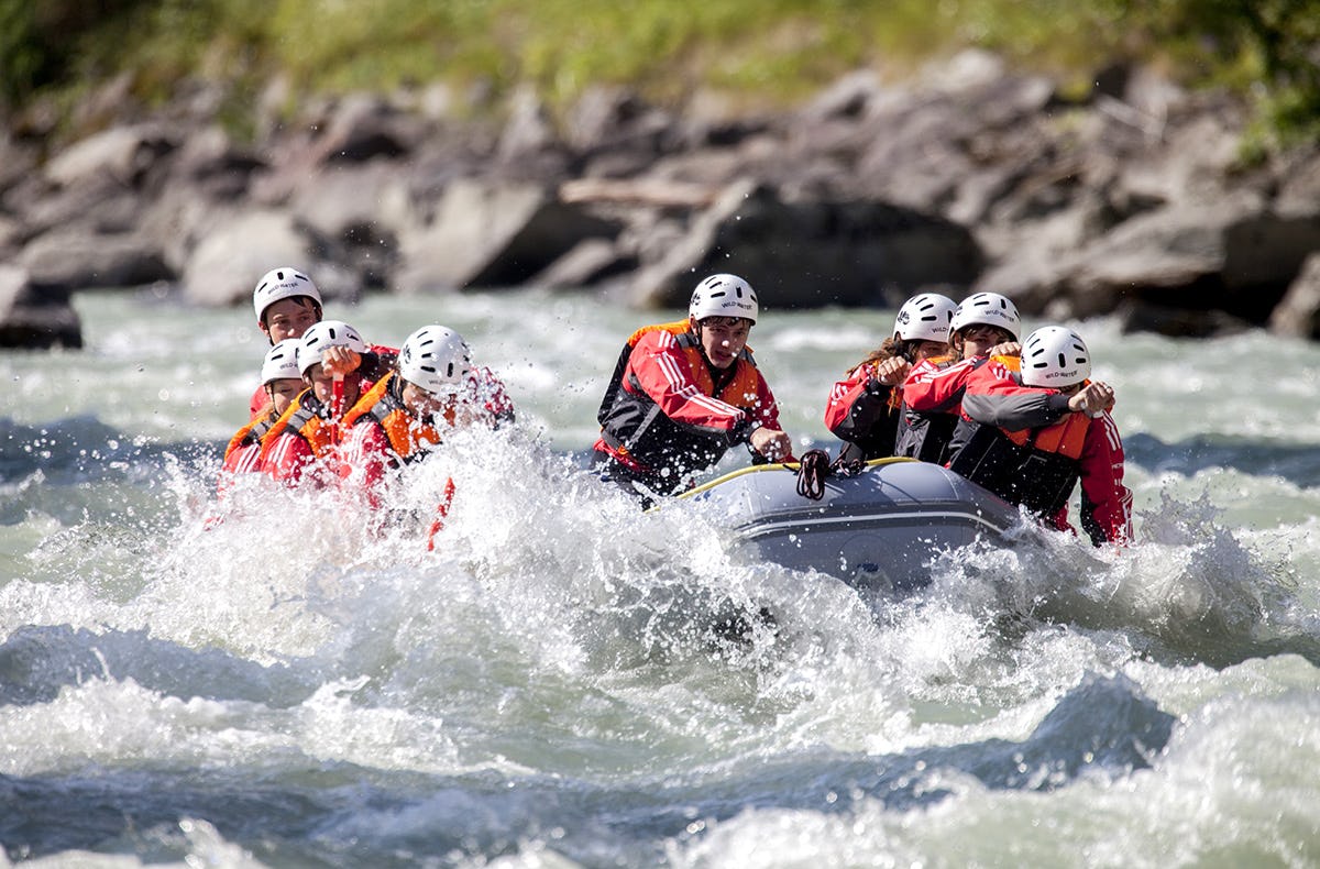 Extrem-Rafting im Ötztal