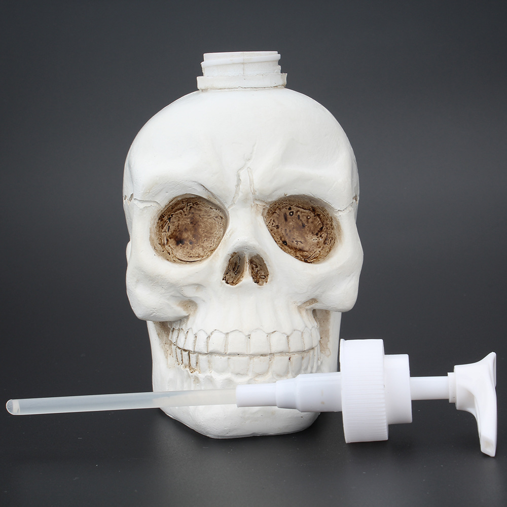 Totenkopf Seifen Spender Halloween Home Deko Lotion Dispenser mit Pumpaufsatz