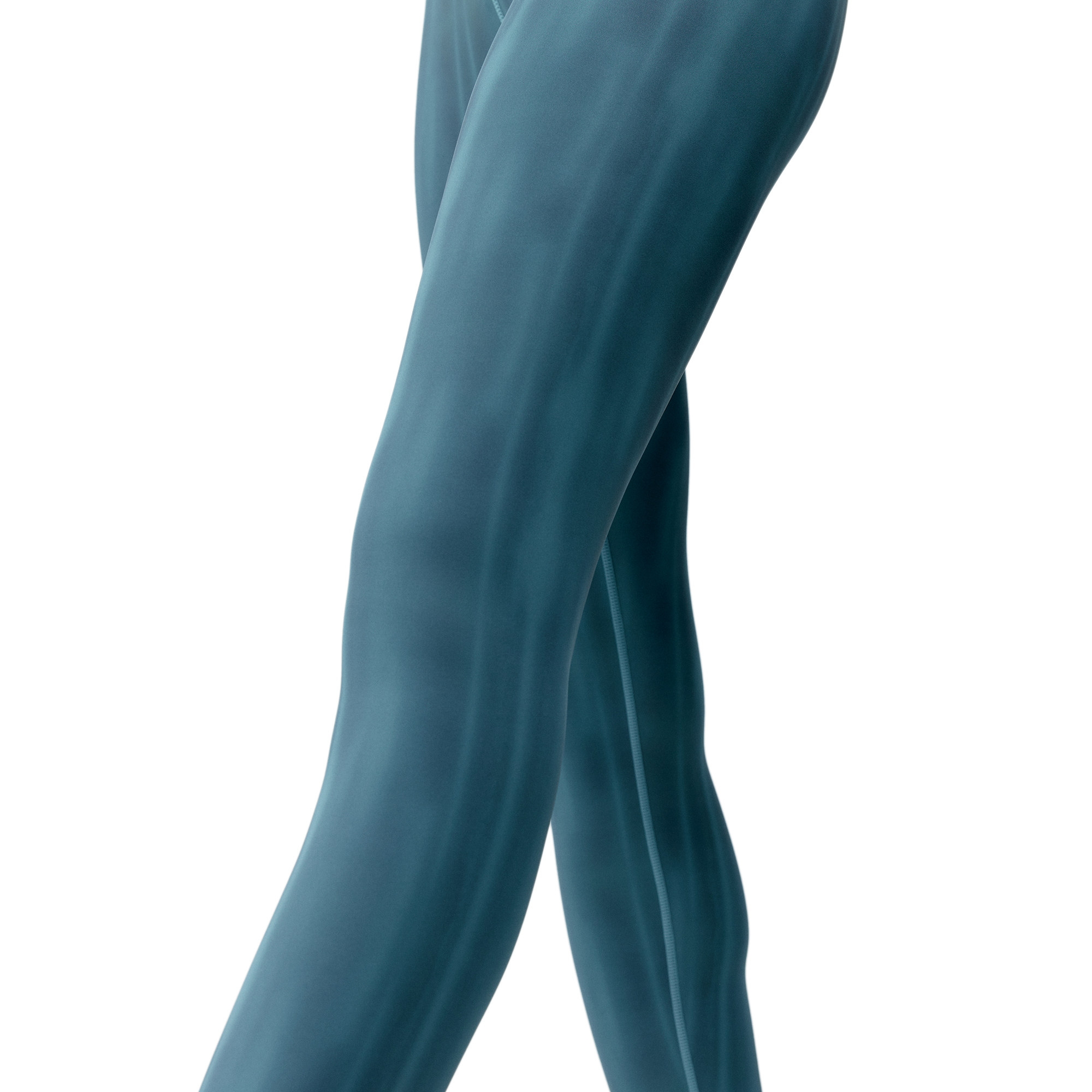 BLANCHE - Legging blanche au design imprimé unique | Bleu