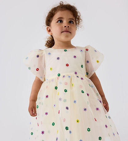 Name It Kleid - NmfFrigga - Haferflocken m. Blumen