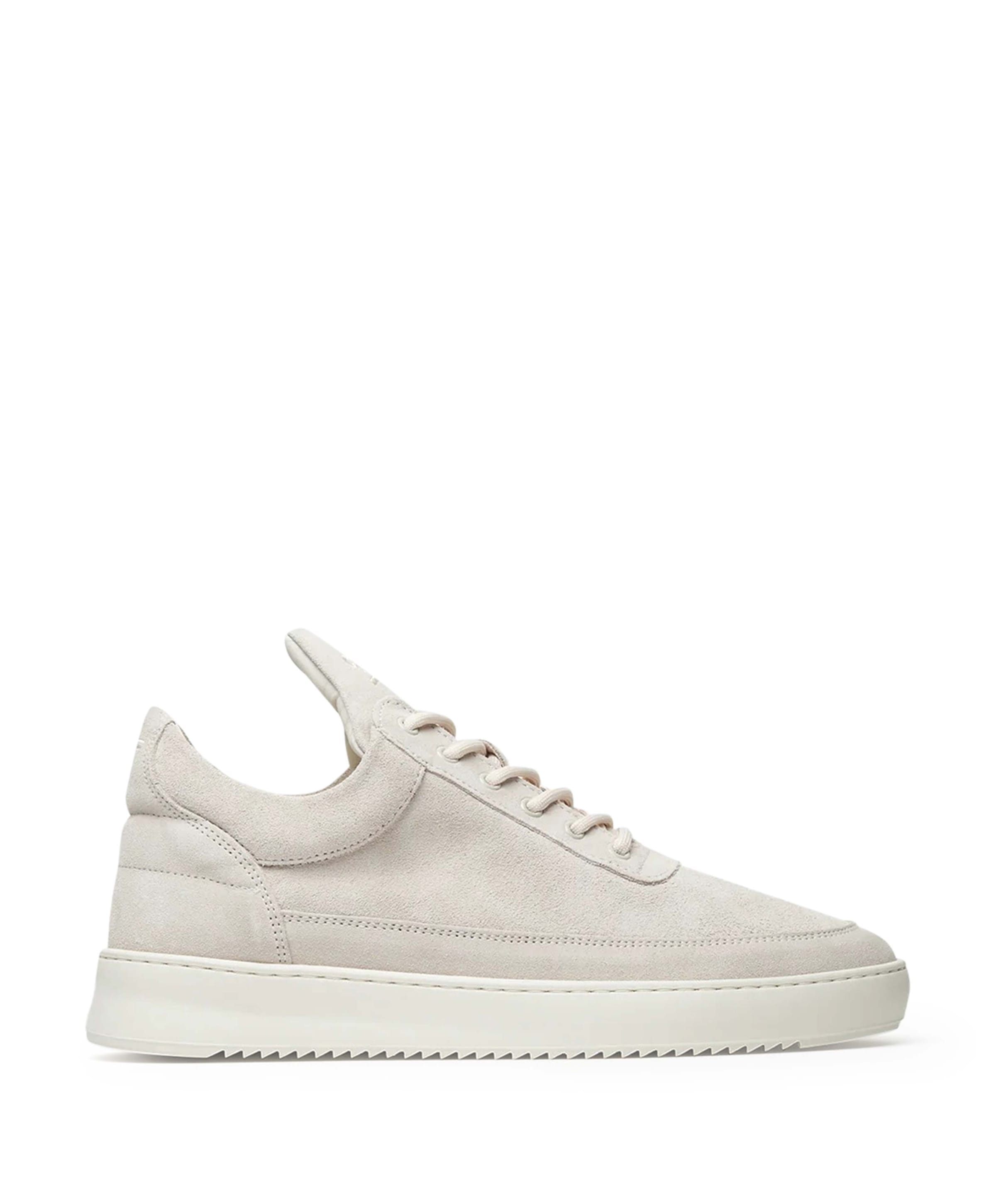 Filling Pieces Low Top Suede Organic heren sneakers ecru