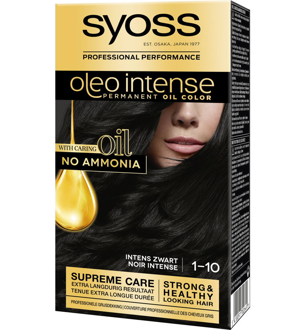 Syoss Color Oleo Intense 1-10 Zwart (1 set)