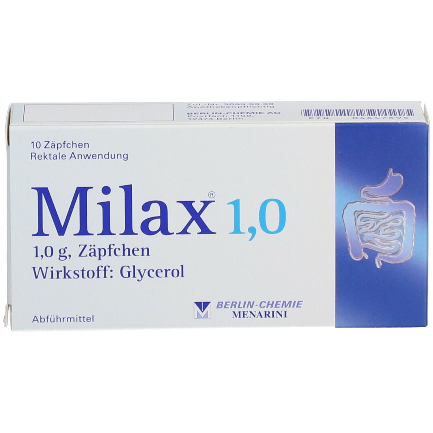 Milax® 1,0 Zäpfchen