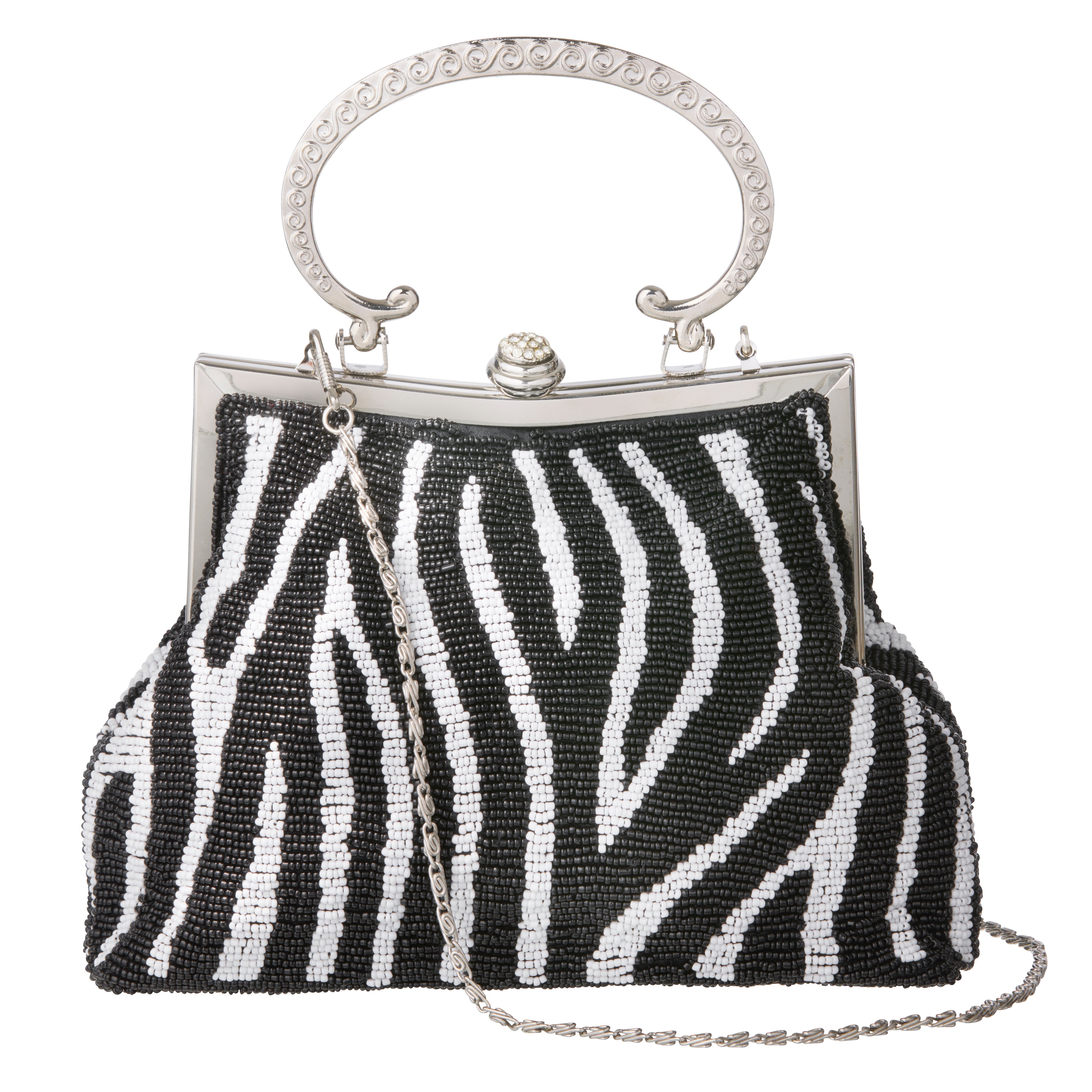 Bahne Accessories  Zebra skuldertaske - sort/hvid