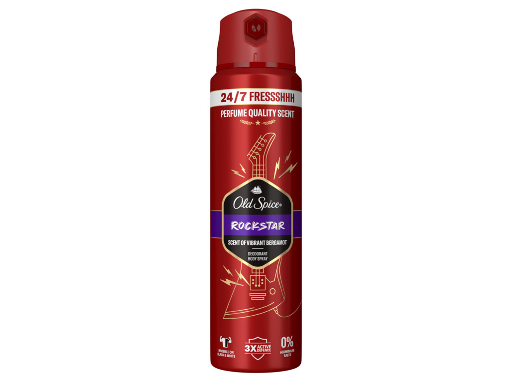 DEO SPRAY OLD SPICE ROCKSTAR 150ML