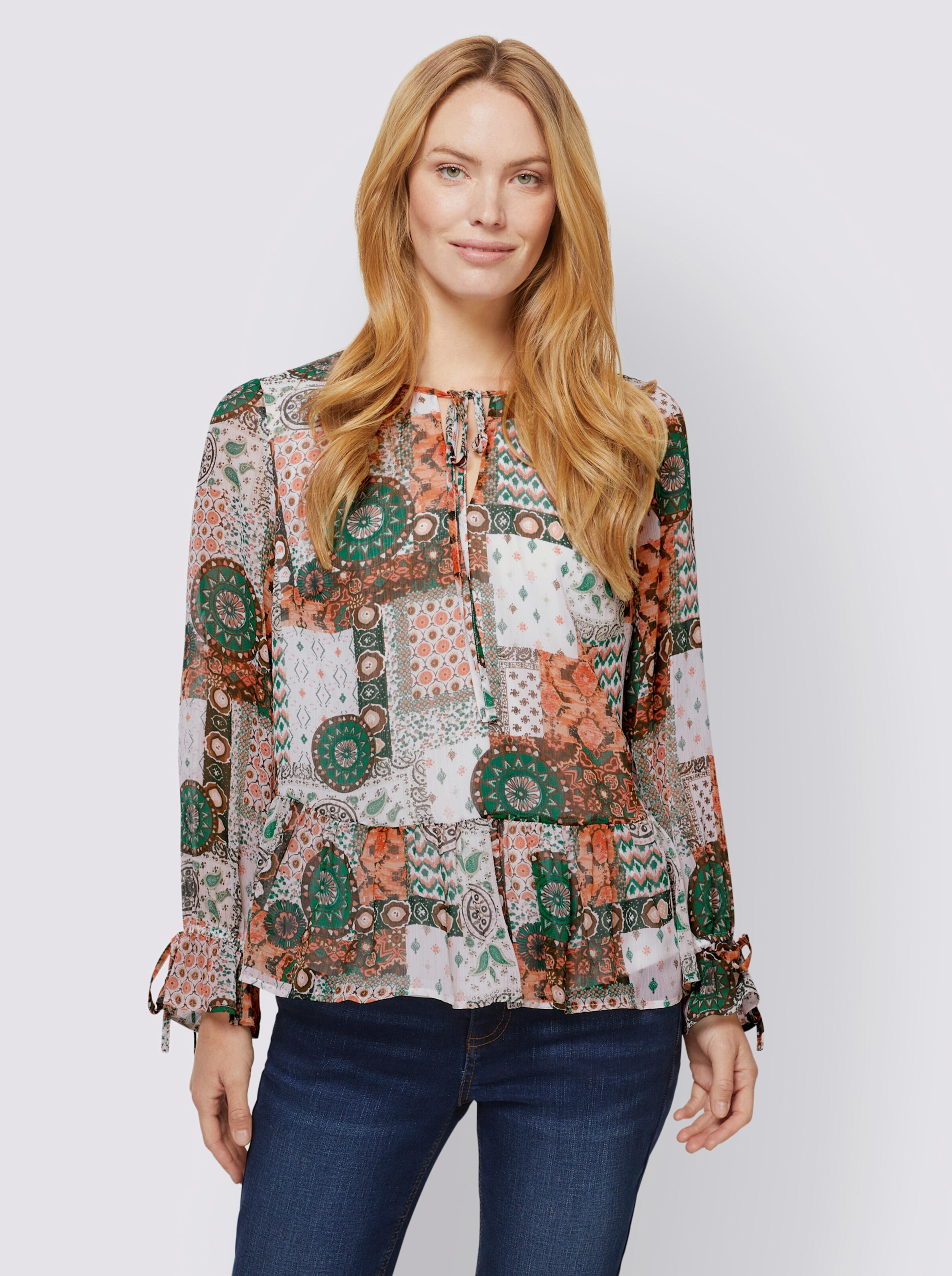 Druckbluse