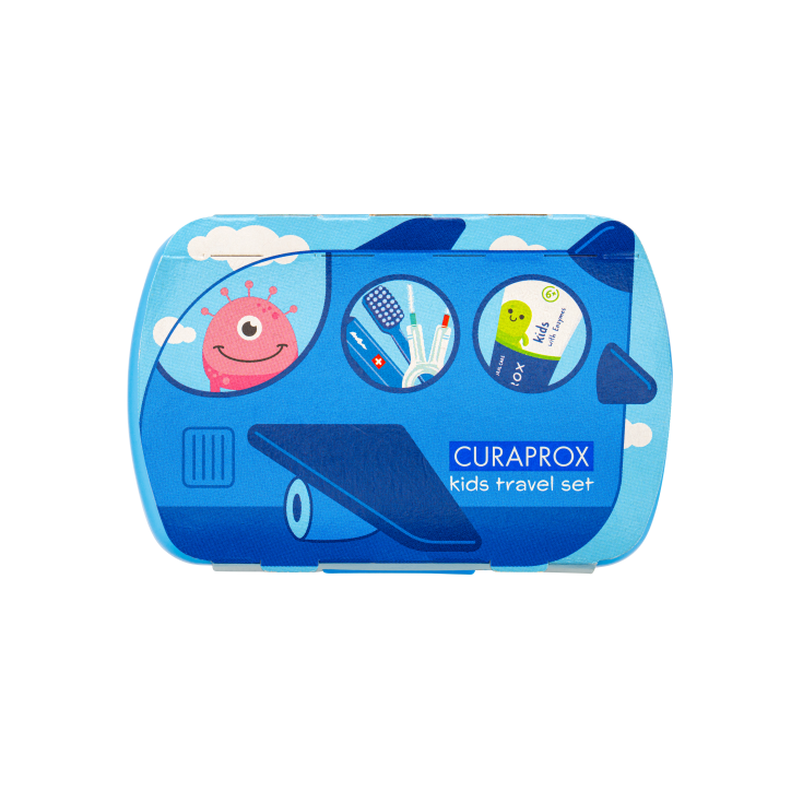 CURAPROX kids Travel Set<br>1 Stück, Box, blau