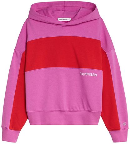 Calvin Klein H?ttetr?je - Colour Block - Lucky Pink/Red