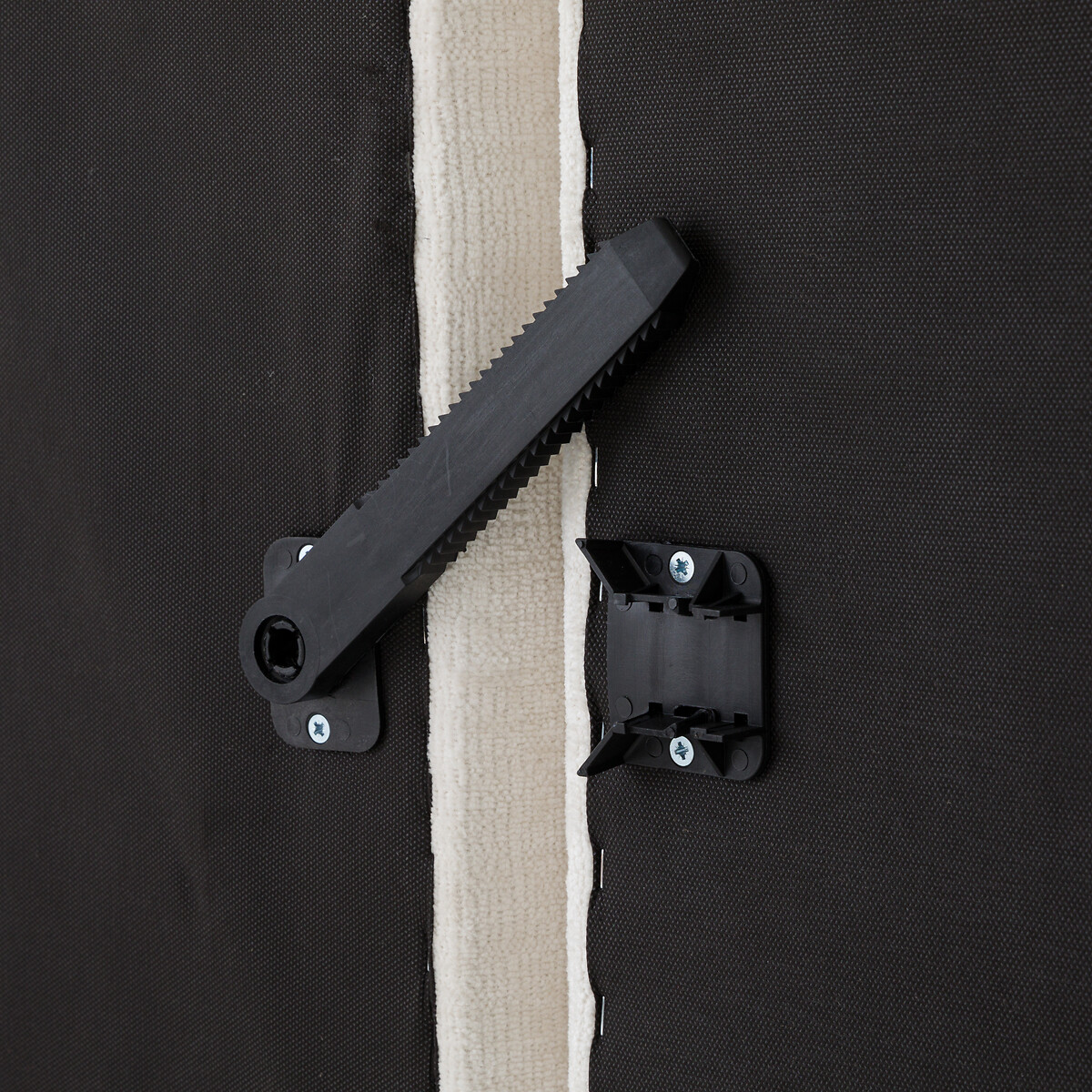 LA REDOUTE INTERIORS<br>Banco modular de getextureerd fluweel, Malo