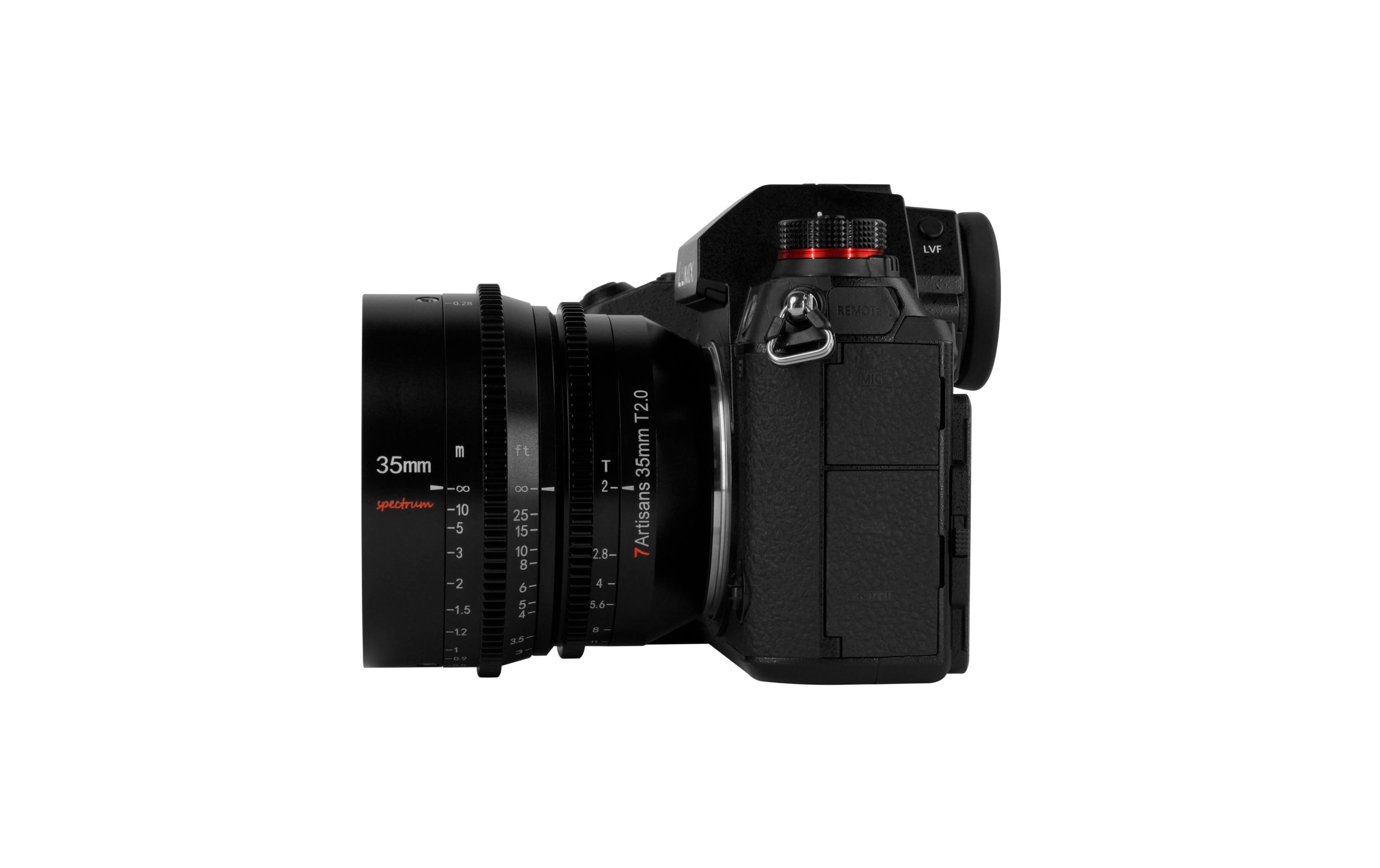 Festbrennweite 35mm T2.0 – L-Mount<br>Vollformat Filmobjektiv für spiegellose Kameras
