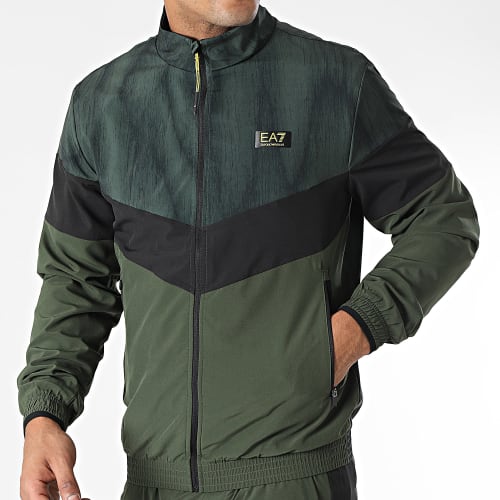 Ensemble De Survetement 6RPV71-PNBXZ Vert Kaki Noir
