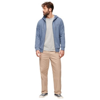 Sweatshirt zippé à capuche homme Essential Logo Zip Hoodie Ub SUPERDRY