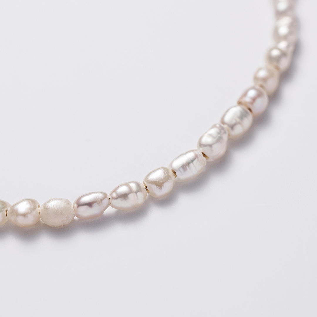 Paul Hewitt Charm-Halskette Pearl Marinium Ocean Steel Goldig