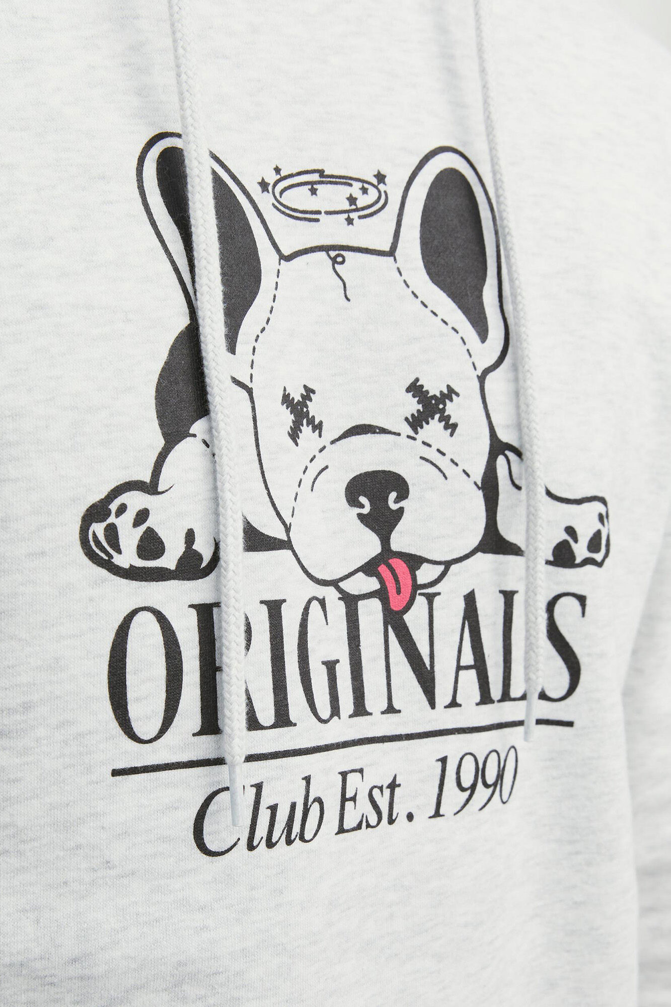 Moletom com estampa de bulldog