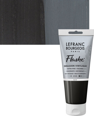 Lefranc & Bourgeois - Akrylmaling - Flashe - Sort 80 ML