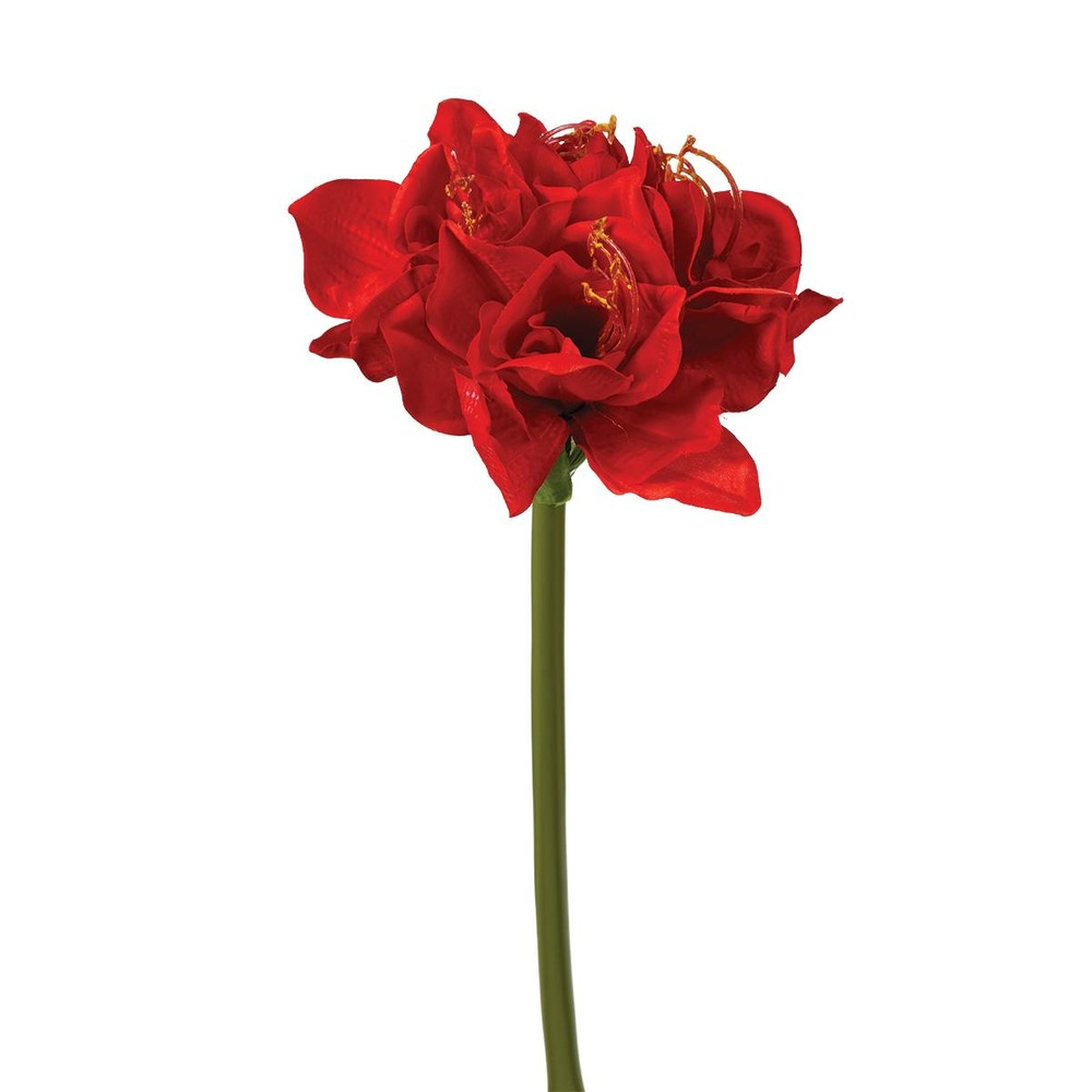 Fleur artificielle tige amaryllis h 71 cm