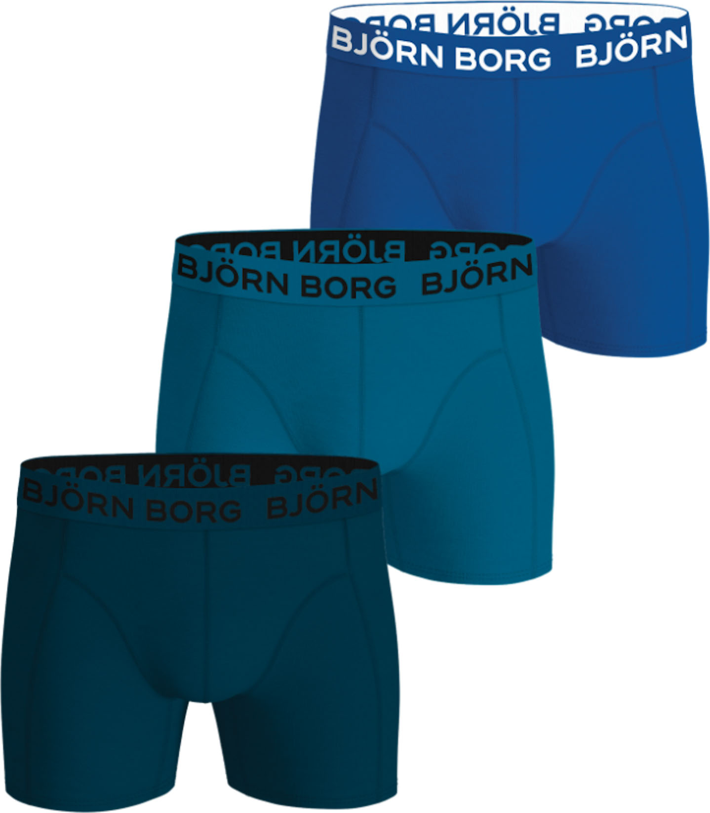 Cotton Stretch Boxers 3-Pack Herre MP007/Multipack 7