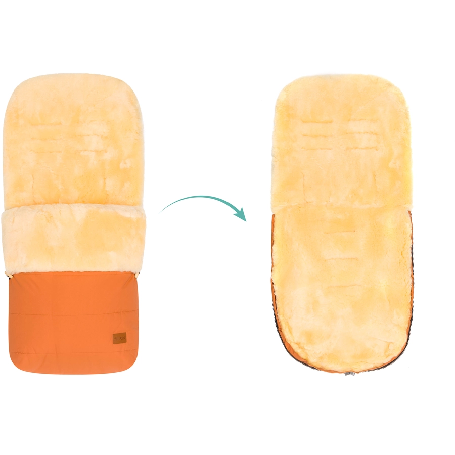 fillikid Winterfußsack Bernina Lammfell Amber
