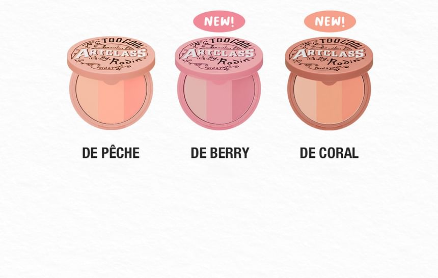 te cool voor school - Kunstles door Rodin Blusher - 6 soorten