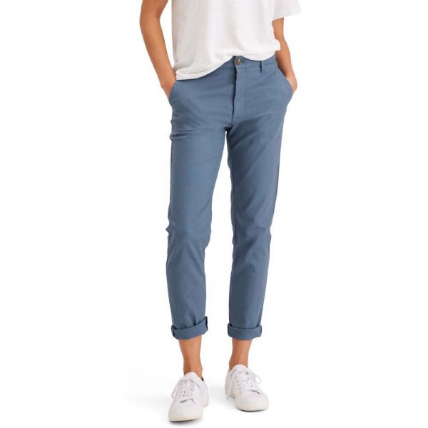 Dockers Weekend Regular Slim Ankle Fit Chino Pants Azul 26 Mulher