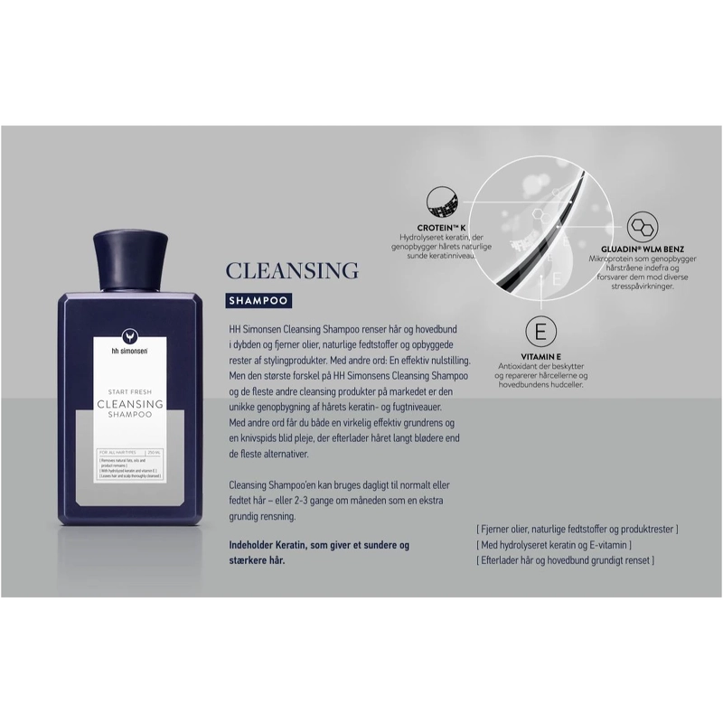 HH Simonsen Cleansing Shampoo 250 ml