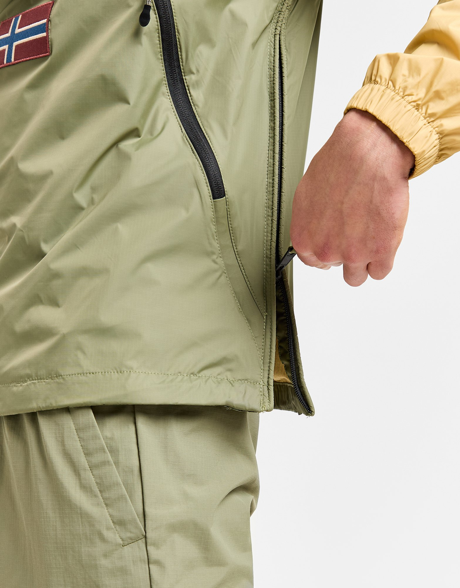 Napapijri Veste Matelassé Rainforest Winter Colour Block Homme