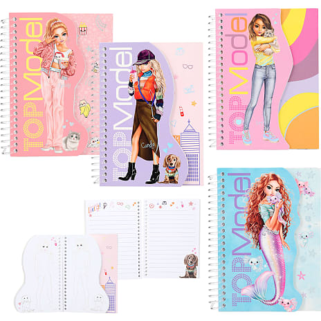 TOPModel notesbog – flere varianter - assorteret