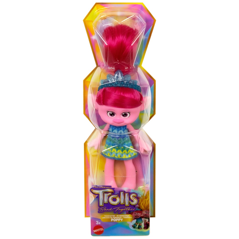 Trolls 3 Band Together Trendsettin' Queen Poppy 20cm