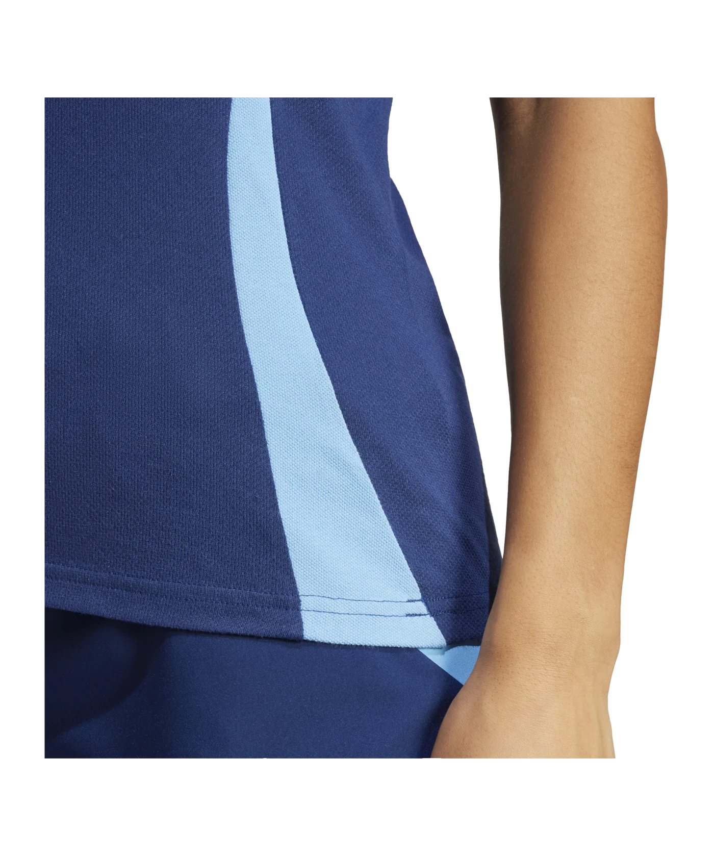adidas Tiro 24 Competition Poloshirt Damen Blau