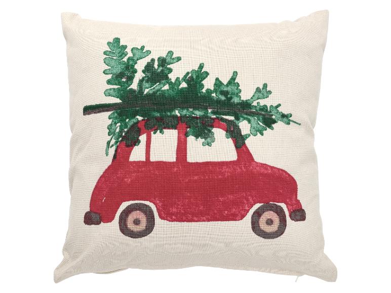 Sierkussen met kerstprint 40 x 40 cm