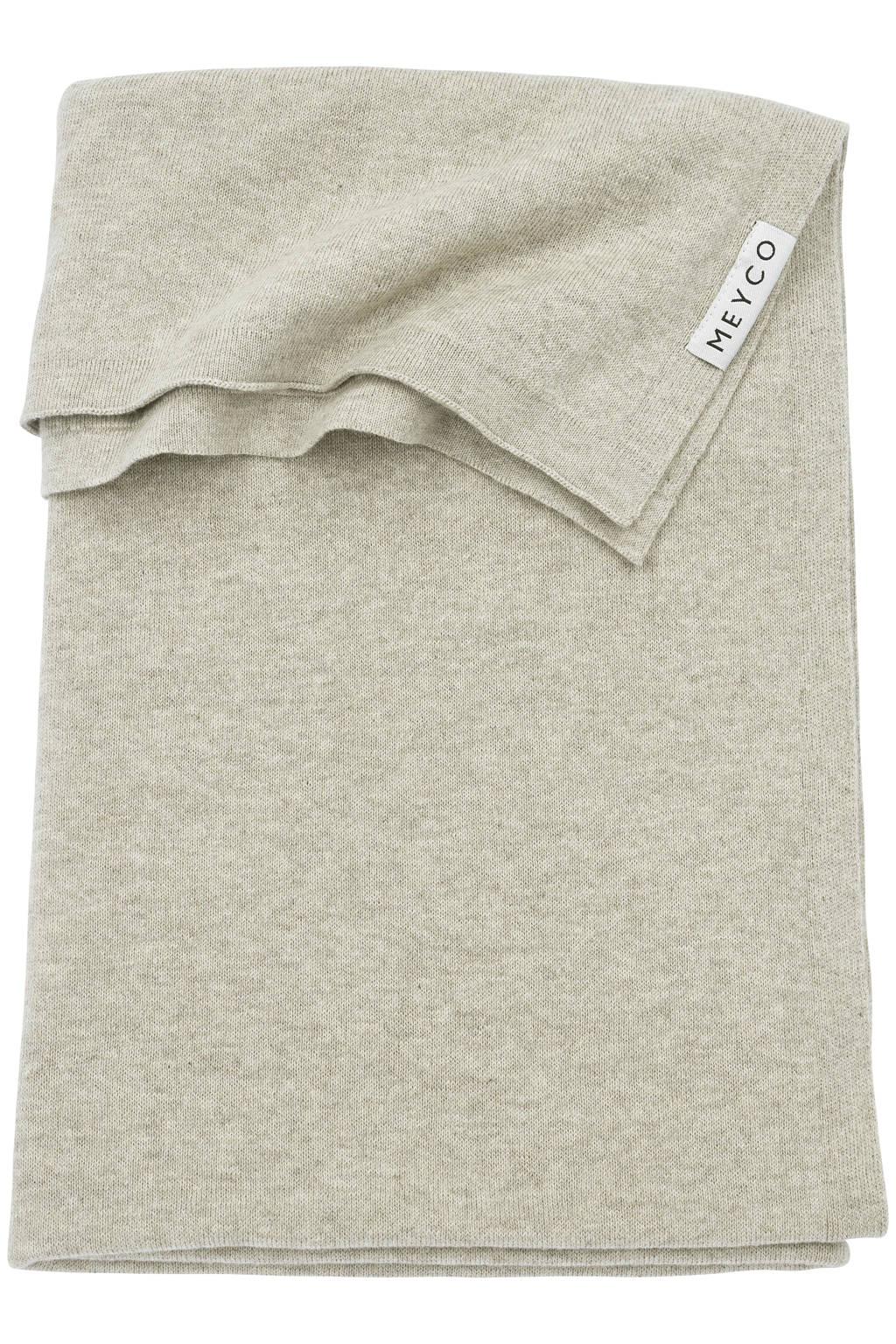 baby ledikantdeken Knit Basic 100x150 cm Sand Melange
