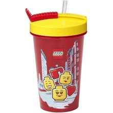 Gobelet avec paille ICONIC GIRL, 0,5 litre