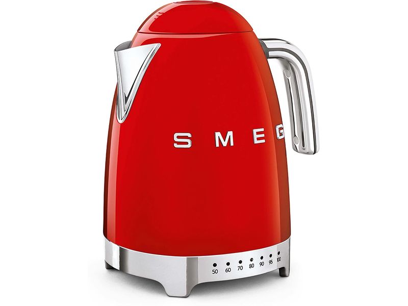 SMEG Wasserkocher 50's Style KLF04RDEU 1.7 l, Rot Wasserkocher im Stil der 50er Jahre