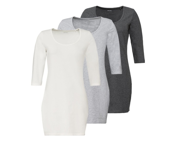 3 dames longshirts