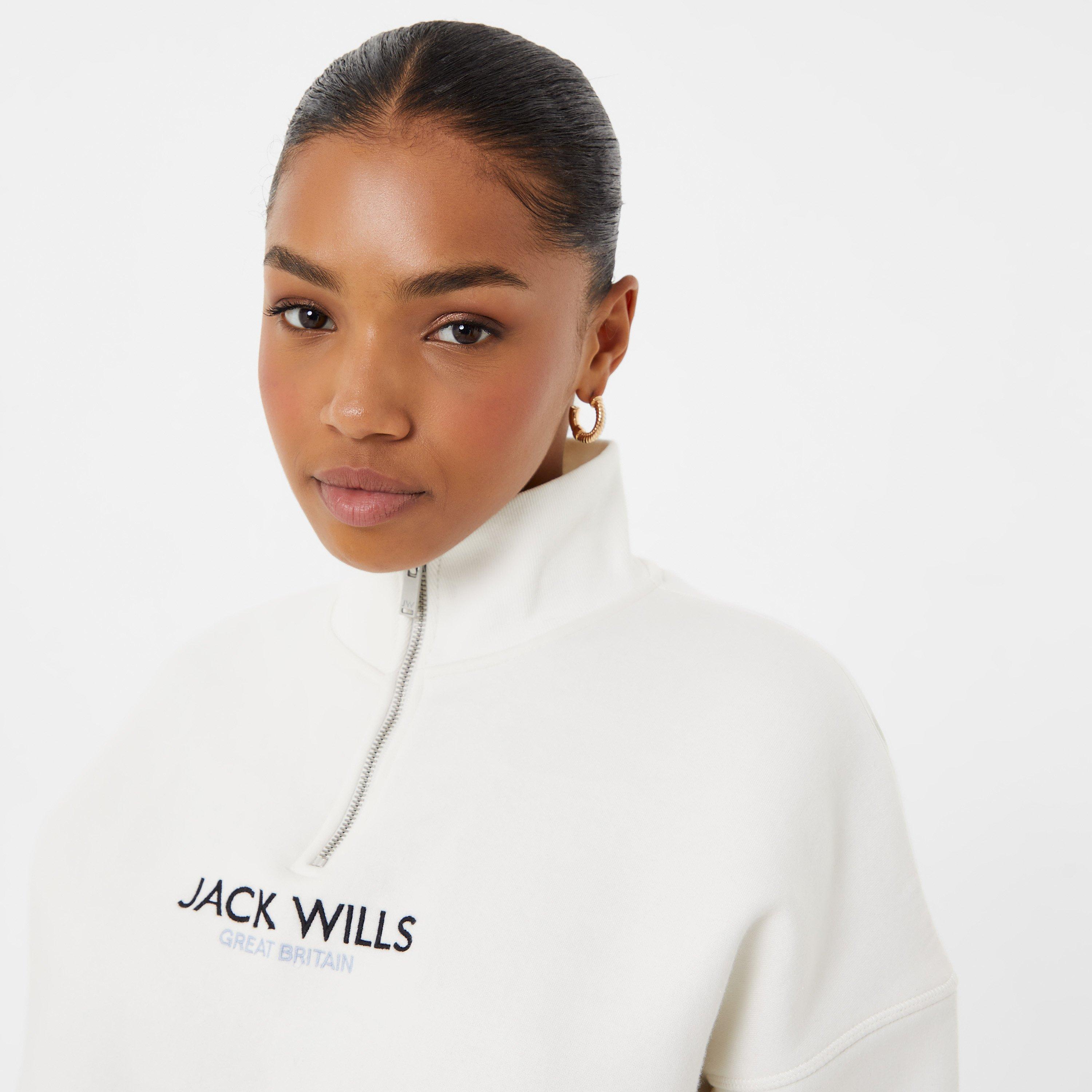 Jack Wills JW Honeylane Half Zip Sweatshirt