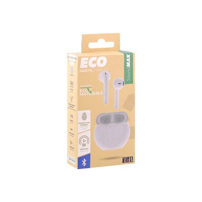 T'nB ECO - Kit main libre - écouteur sans fil bluetooth - blanc