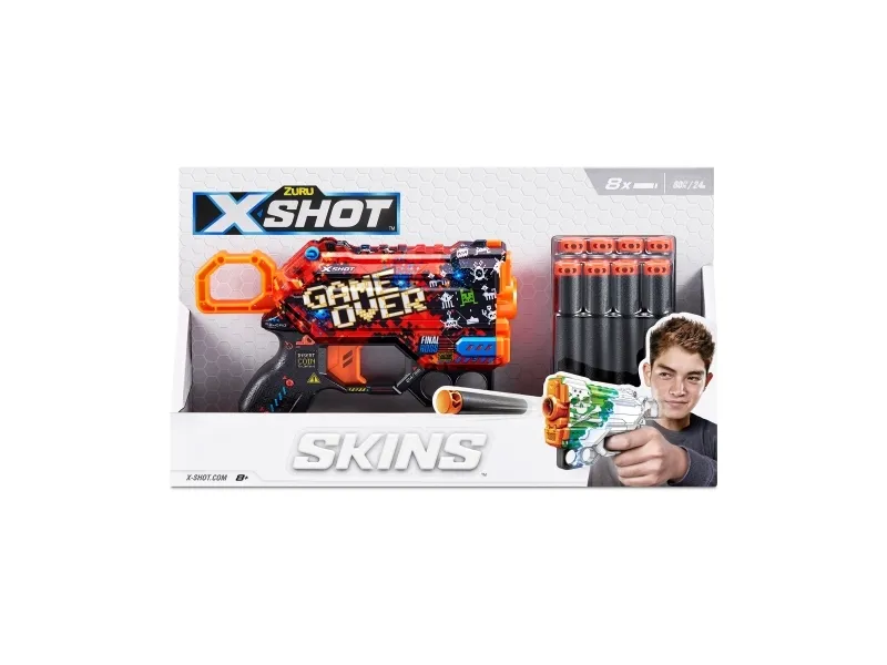 X-Shot Skins Menace Dart Blaster (8 Darts)
